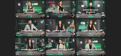 bet365 tiene una gran variedad de juegos de casino online