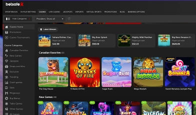 Betsafe Casino Games