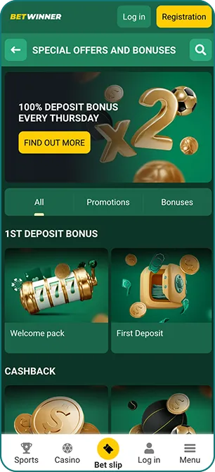 BETWINNER welcome bonuses