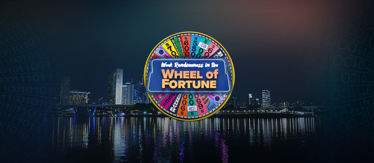 Weak Randomness in the Croupier-Spun Wheel of Fortune