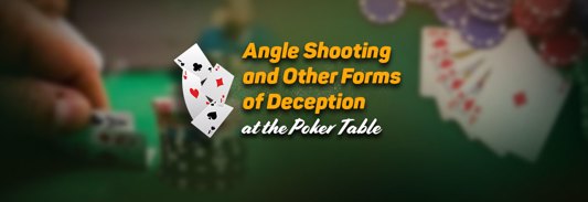 Deception and Cheating in Poker