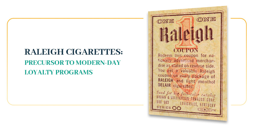 Raleigh Cigarettes: Precursor to Modern-Day Loyalty Programs