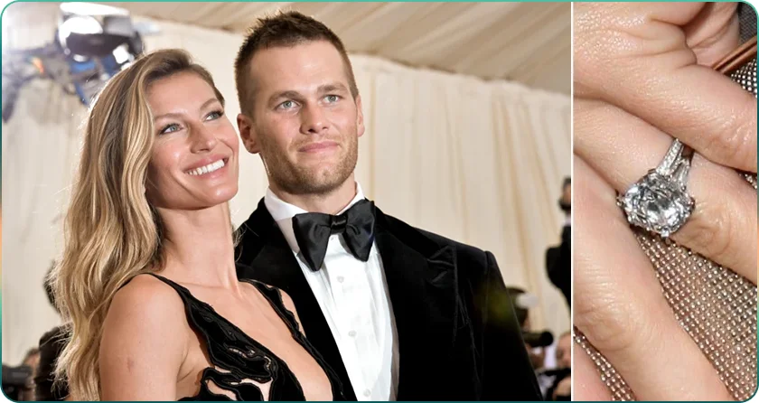 Tom Brady and Gisele Bündchen after their engagement