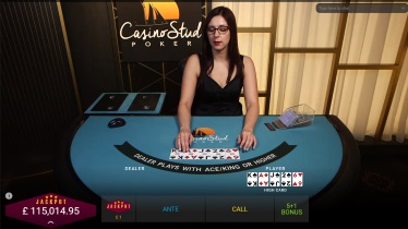 Casino.com Live Casino Stud Live Poker