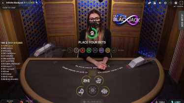 Live Blackjack Games from Evolution at CasiTabi Casino