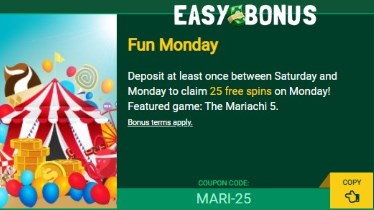 Fair Go Casino fun monday bonus