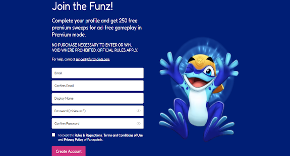 Funzpoints Registration