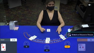 Live Blackjack Early Payout at Joe Fortune Casino 
