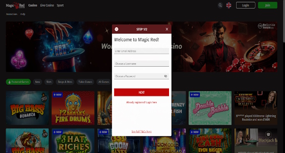 Magic Red Registration
