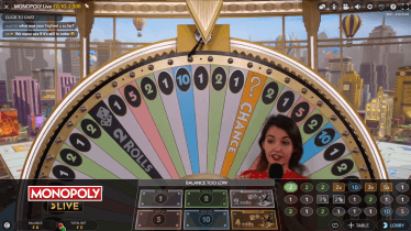 Mr Green casino monopoly en vivo