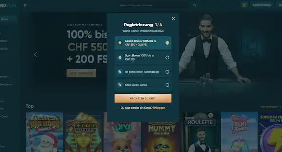 Legendplay Registrierung