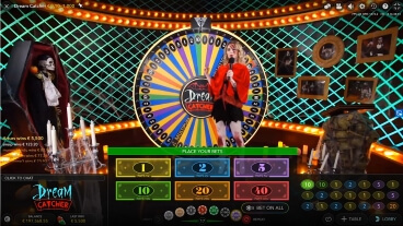 Enojy DreamCatcher and other gameshows at PlayAmo casino