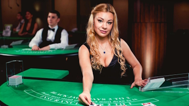 Play Blackjack live at Rabona Casino