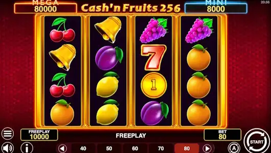Cash’n Fruits 256 Hold & Win In-Game