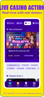 Casumo en vivo