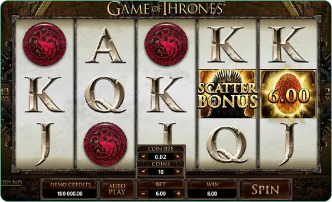 Game of Thrones layout