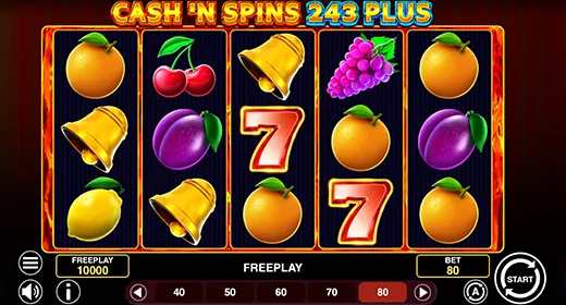 Cashn Spins 243 Plus in-game