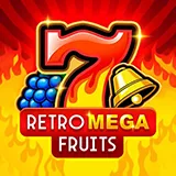 Retro Mega Fruits logo