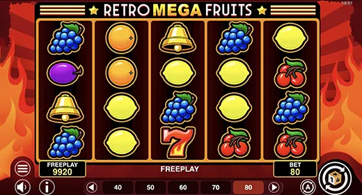 Retro Mega Fruits in-game