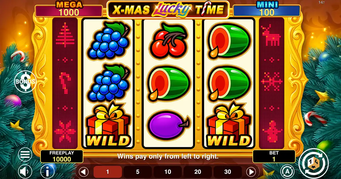 Play Xmas Lucky Time Hold & Win for Free