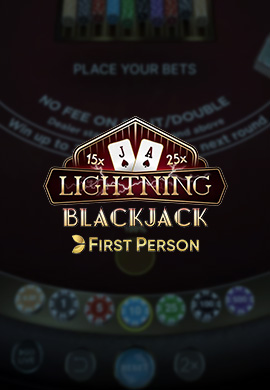 Evolution First Person Lightning Blackjack