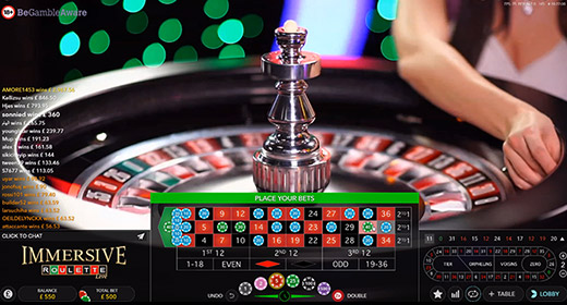 Immersive Roulette by Evolution