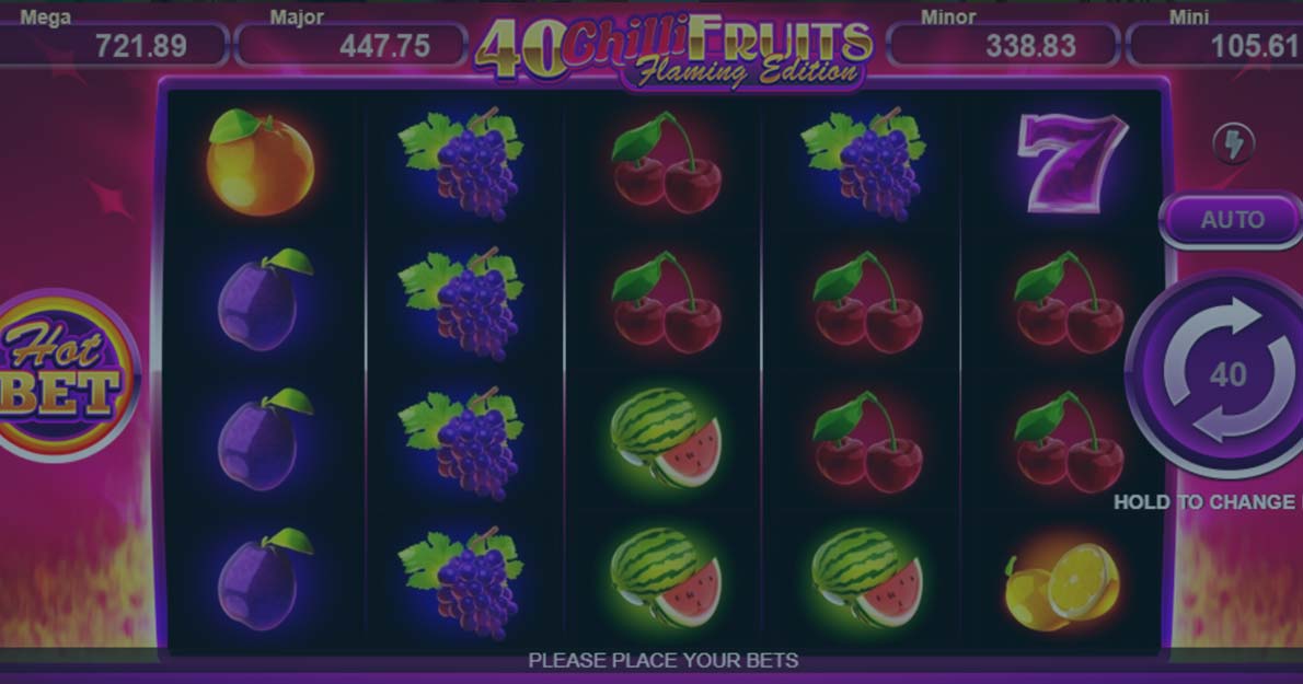 40 Chilli Fruits Flaming Edition Free Demo
