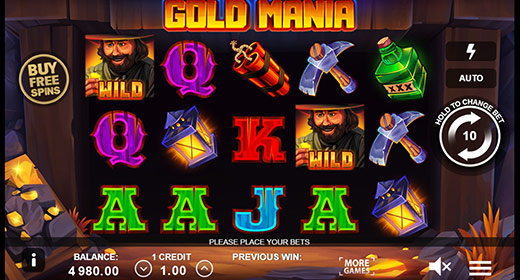 Gold Mania in game preview 1