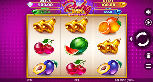 Ruby Win: Hold The Spin in game preview 1