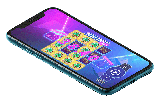 Neon Lights Fruits Slot on Mobile