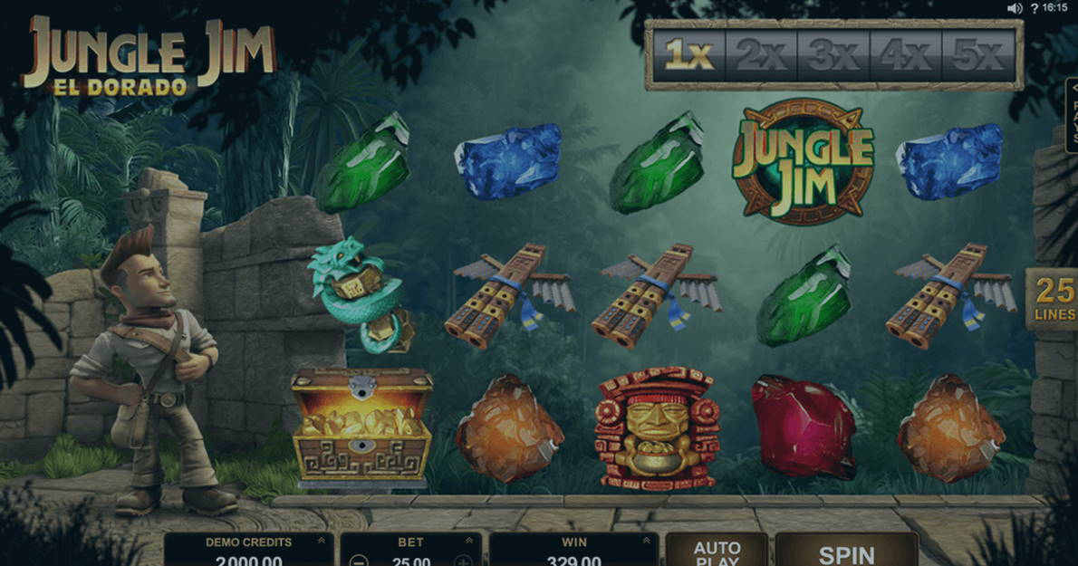 Play Jungle Jim El Dorado demo version for free