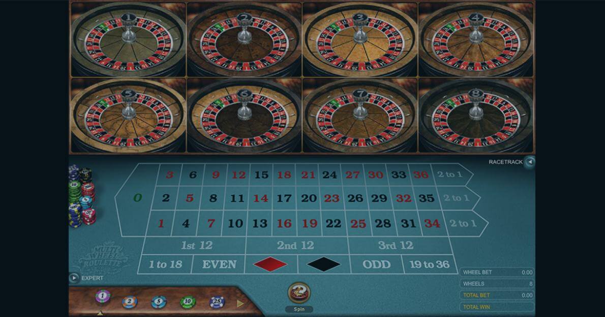 Play Multi-Wheel Roulette Gold by Microgaming for free
