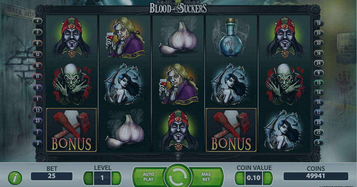 Play Blood Suckers Slot Game Demo