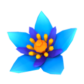 Blue Flower Symbol