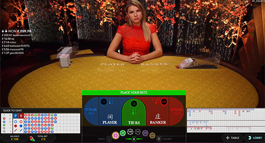 YoCasino baccarat en vivo