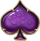 Dragon Maiden Payout Table - symbol Purple Spades
