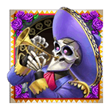 Grim Muerto Payout Table - symbol Blue Mariachi