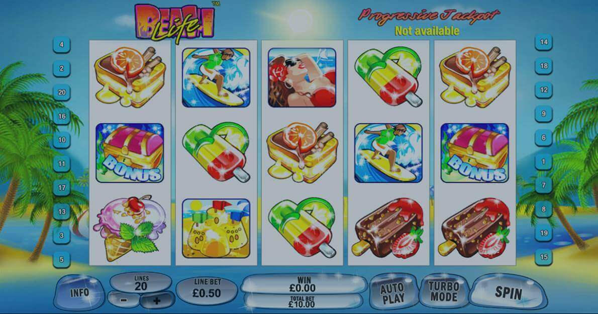 Play Beach Life slot demo version for free