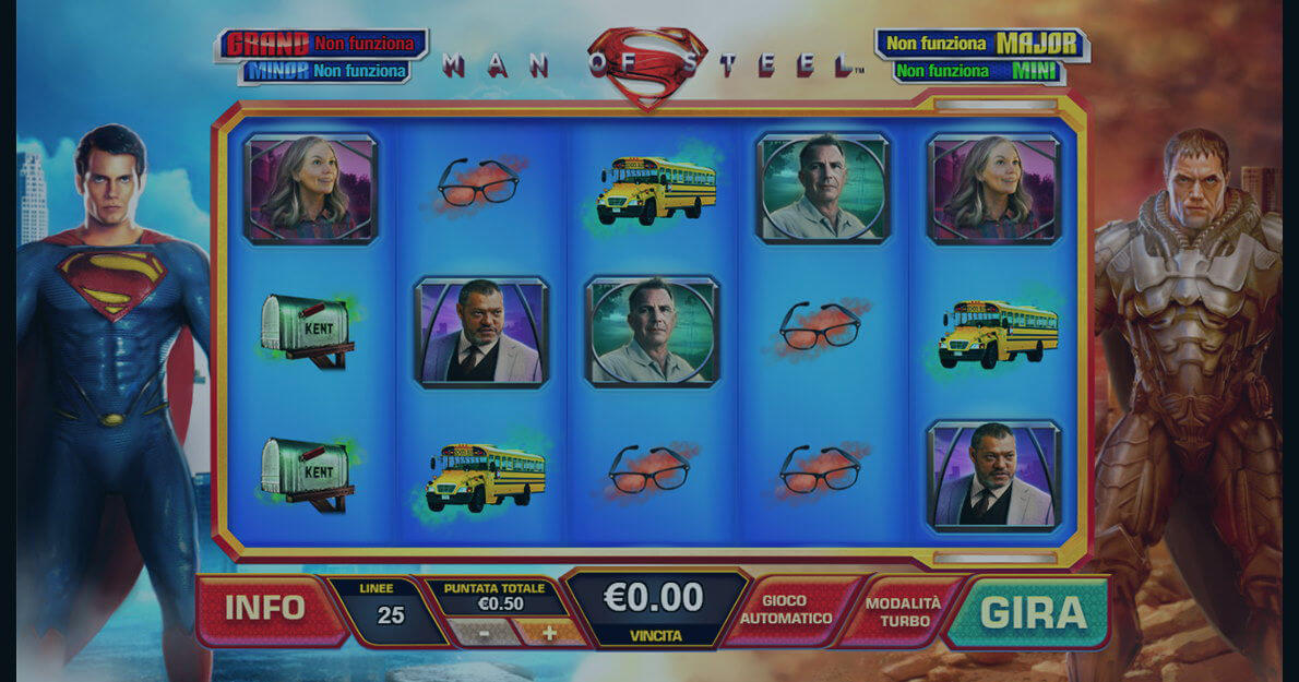 Play Man of Steel Slot Game Demo