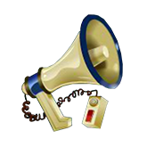 Cash Bandits Payout Table - symbol Megaphone