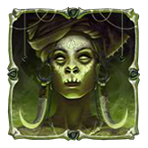 Voodoo Magic Payout Table - symbol Priestess