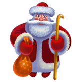 Christmas Tree slot Payout Table - symbol Santa Claus