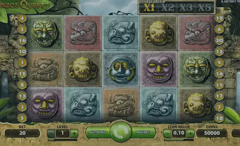 Gonzo’s Quest layout