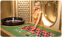 Roulette live casino game