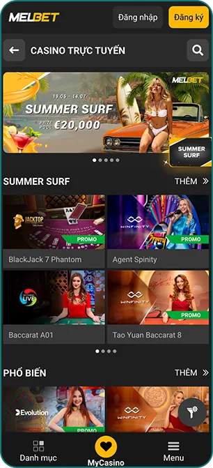 Melbet has a huge live game selection