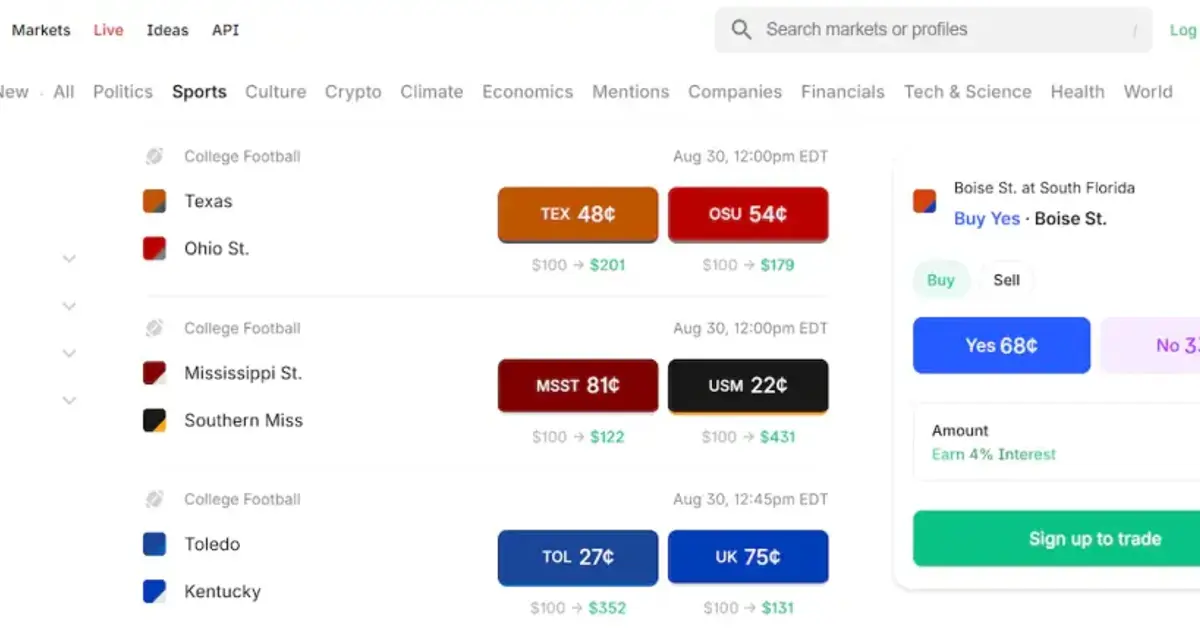 Michigan Tells Its Sportsbooks to Stay Away from Prediction Markets