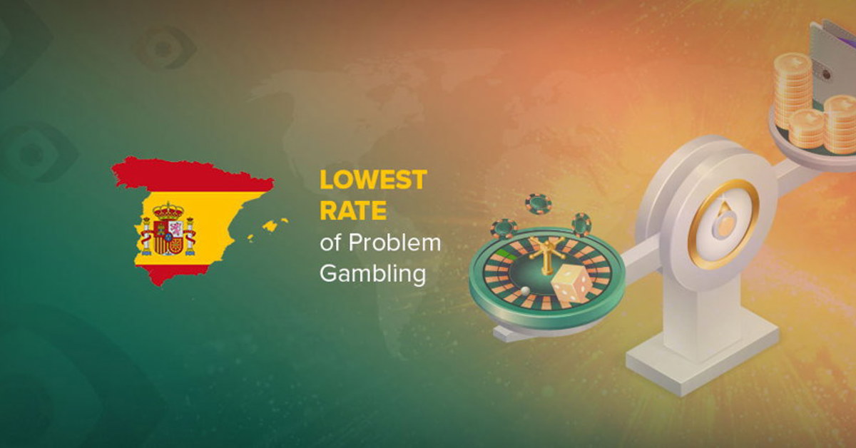 Spain has the lowest rate of problem gambling