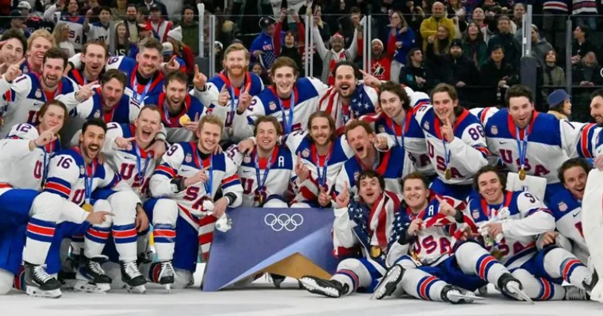 USA Wins Olympic Hockey Gold