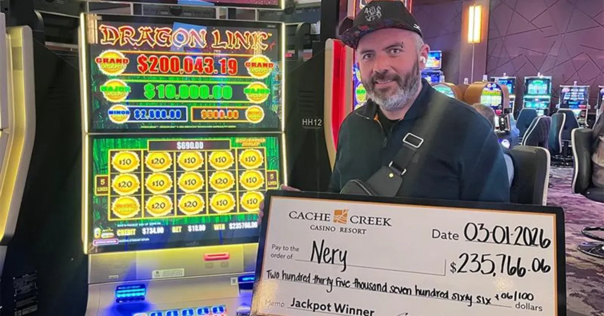 San Jose Player Hits Jackpot