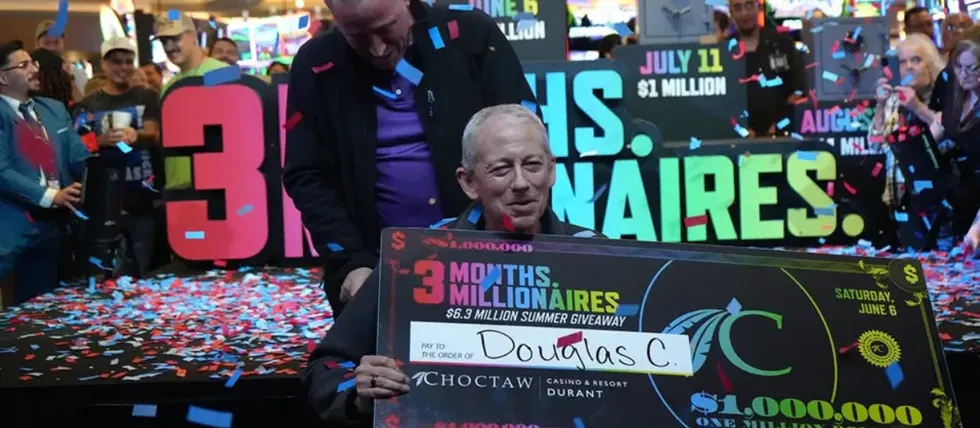 Choctaw Crowns Millionaire